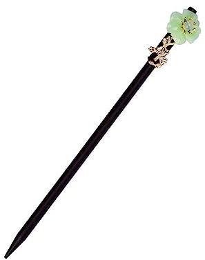 Lurrose Blumen Holz Haarnadel Chinesische Stil Haarstift Vintage Haarschmuck für Frauen Dame