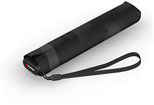 Knirps US.050 Ultra Light Slim Manual Vision Black, Vision Black, M, Modern