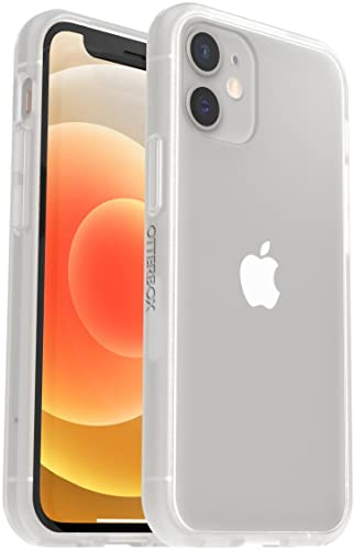OtterBox Drop Protection Bundle for iPhone 12 mini, React Series Case Tested to Military Standard and Trusted Glass Screen Protector, Clear