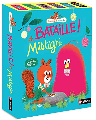 Edmond et ses amis - Bataille et Mistrigri - 2 jeux de cartes - Dès 3 ans