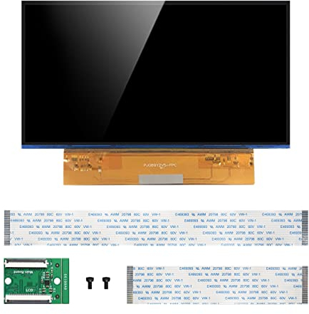 Kompatibel mit Anycubic Photon Mono X Ersatzbildschirm PJ089Y2V5 8.9 Zoll Monochrom LCD Bildschirm, 4K Mono LCD mit 3840 x2400 Auflösung, Installation folgen Sie unserem Video (Typ 1-PJ089Y2V5)