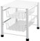 bremermann Schubladenregal 2 Auszüge, Küchenregal mit Auszug, Etagenregal (White)