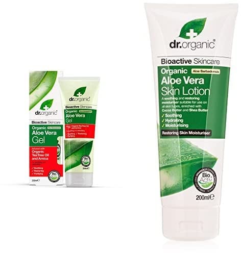 Organic Aloe Vera Gel & Lotion Set