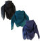 Baumwolltuch Schal Kopftuch Damen Herren Unisex Bandana Halstuch Accessoire Multifunktionstuchviele Atmungsaktiv Gesichtsschutz für Herbst und Winter 100x100 cm(Schwarz & Petrol & Dunkelblau 3er Set)