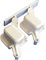 MDS Ersatzteile Tasto di avvio, bianco, starter per lavatrici, compatibile con Bauknecht Whirlpool Ignis 481071425531