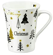 Hutschenreuther My Christmas Mug Merry little Christm Becher mit Henkel, Mehrfarbig, 02048-727431-15505