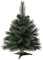Dehner Künstlicher Weihnachtsbaum Odin, mit Ständer, Höhe 45 cm, Ø 30 cm, PVC/Kunststoff, grün