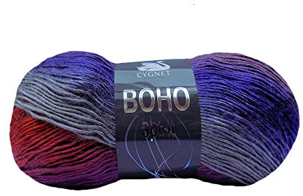 Cygnet Boho Spirit Knitting Yarn/Wool - 100g DK Arun Knit Ball - 19 Shades (Cosmic - 6622)