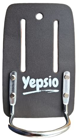 YEPSIO Étui de Porte-Marteau en Cuir Fixe Robuste, Boucle en Acier Solide, Convient aux constructeurs, menuisiers, électriciens, plombiers YHH-27