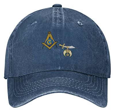 452 Flat Hüte Freimaurer-Shriner-Split Basecap Casual Schachtelhalm Kappe Atmungsaktiv Schirmmütze Für Sommer Herren Erwachsene