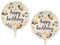 Set 2 Stück Folienballon Baustelle Happy Birthday Fahrzeuge Ballon Geburtstag Junge Luftballons Kran Laster Ballons 35cm