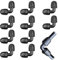 10 Pack Automatic Drip Irrigation Fittings 1/2 Inch Universal Elbow Connectors Barbed Elbow Drip Parts Garden Watering System Accessory Watering Tubes Connectors for Greenhouse Garden