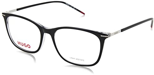 Hugo Boss Unisex Brille Vista Hg 1278 7c5 52/16/140 Damen Sunglasses, 7C5/16 Black Crystl, 52
