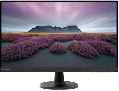 Lenovo D27-40, 68.6 cm VA FHD (1920x1080) / Flat / 3-Side Borderless/VGA, HDMI 1.4, Audio Out / 75Hz / 4ms / 250nits / 72% NTSC/Tilt/LBL