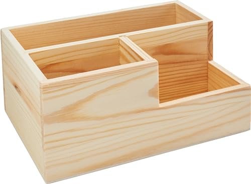 VBS Schreibtisch-Utensilo Tischorganizer Kiefernholz 20x13 7x9 5 cm
