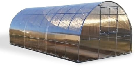 Gewächshaus KLASIKA Tube 3x4m mit fundamenten und 6mm Polycarbonat;