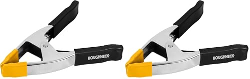 Roughneck ROU38353 Heavy Duty Metal Spring Clamp 75mm/3 (Pack of 2)
