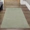Teppich-Traum Outdoor Teppich Flur Läufer Korridor Balkon Hoch-Tief-Effekt Boho Style kurzflor Bogenmuster Uni grün, 80 x 150 cm