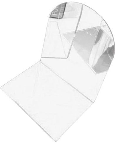 1 Paire De Serre-Livres pour étagères, Organisateur De Livres, Livres Décoratifs, Support De Livre en Acrylique, Serre-Livres Décoratifs pour Contenir des Livres(Blanc)