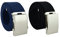 UPGRADE 3STYLE Gürtel mit verschiebbarer Schnalle im Militärstil, Pack2blau-schwarz, 148 cm