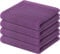 BW&HM Geschirrtücher Baumwolle Geschirrhandtücher Küchentücher Küchenhandtücher Spültücher 4er Set 33x74 cm Violett