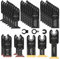 LEILUO 32 Pcs Titanium Multi Tool Blades Kits for Wood Nails Drywall Cutting Oscillating Tool Accessories with Storage Bag Compatible with DeWalt Makita Dremel and More