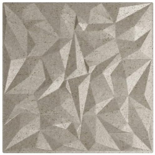 vidaXL Wandpaneele 48 Stk. Beton 50x50 cm XPS 12 m² Amethyst, Wandplatte, Wandverkleidung, Wanddekoration, Wandplatten, Wandfliese, Wand Verkleidung