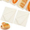 Oruola 2 Stück Leinentuch Brot Backen,Bäckerleinen,Natur Teigtuch,Leinentücher,Gärtuch für Brot,Strudeltuch für Familien Bäcker Einsteiger,Gärtuch,48 * 36cm + 75 * 45cm Bäckerleinen Teigtuch