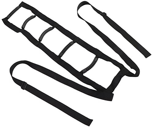 TIKATARER Rope Ladder, Bed Pull Up Assist Elderly Patient Sit Up Rope Ladder 3.8cm Width Adjustable Bed Ladder Assist Rope Bed Handle Bedside Assist for Care