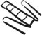 TIKATARER Rope Ladder, Bed Pull Up Assist Elderly Patient Sit Up Rope Ladder 3.8cm Width Adjustable Bed Ladder Assist Rope Bed Handle Bedside Assist for Care