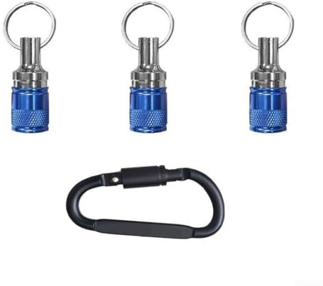 HEIBTENY Drill Bit Holder With Carabiner For SDS Shank Power Tool Accessories For Drill, Screwdriver, Batch Head, Non Slip (Blue)