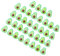 VICASKY 36St Avocado-Radiergummi briefpapier erasers for favorisieren kleine Radiergummis Masse Mini-Radierer für das Klassenzimmer Schüler schreiben Radiergummis Green
