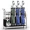 COSTWAY Golf Storage Rack, Extra Large Golf Clubs Bag Stand with Lockable Universal Wheels and Other Golfing Equipment Rack, Golf Garage Organizer (120 x 42 x 94cm)