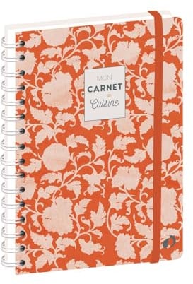 Quo Vadis - Küchenbuch – Spiralbindung – Französisch – thematische Notizbücher – Mehrfarbig – 15 x 21 cm – weißes Papier Clairefontaine – Französisches Produkt