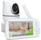 LEMFO Babyphone Camera Écran HD de 5,0 avec Batterie de 5000mAh, 720P Camera Bebe avec Surveillance de Température et Bruit, Caméra Bébé avec Vision Nocturne et Fonction VOX