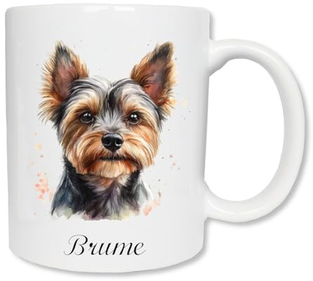 Mug personnalisé Yorkshire terrier - Tasse chien - Cadeau anniversaire