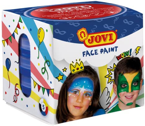 Jovi - Face Paint, estuche, 5 botes, 20 ml, colores surtidos (177)