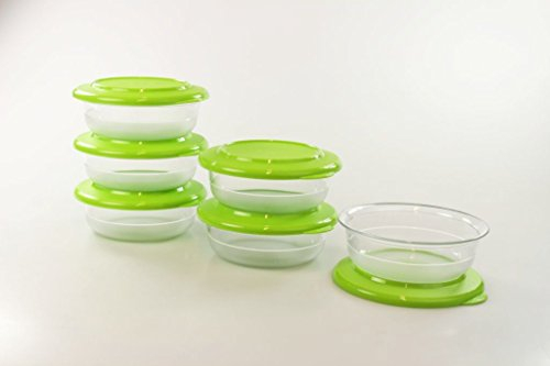 Tupperware Classic royal Saladier (6) Fine Servir de table perle vert 275 ml P 25082