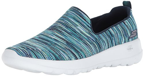 Skechers Women's Go Walk Joy-15615 Sneaker, Navy Blue Multi-Coloured, 3 UK