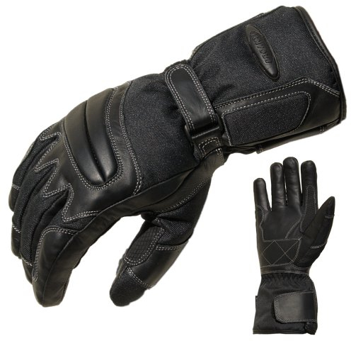 PROANTI Motorradhandschuhe Regen Winter Motorrad Handschuhe Herren Damen (XL)