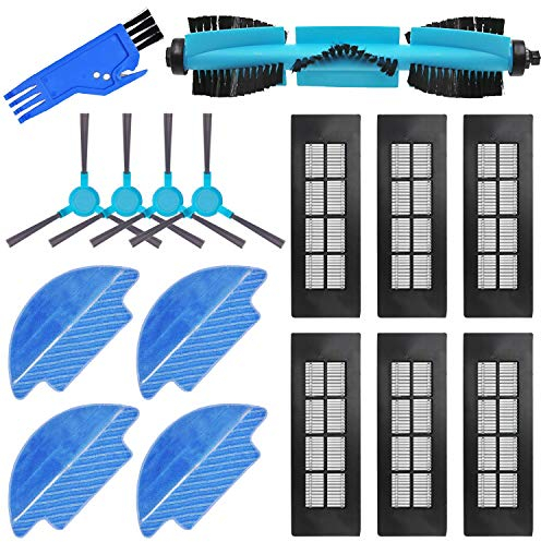 MIRTUX Kit de Recambios para Conga 3090 - Incluye Rodillo Principal, Filtros, Mopas, Cepillos Laterales - Recambios para Conga de Calidad - Accesorios Conga de Alta Eficiencia - Repuestos para Conga