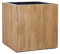 VIVANNO Pflanzkübel Blumenkübel Würfel Holz Block Braun - 43x43x43
