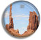 Aimant de réfrigérateur Amérique USA Rocky Towers Monument Valley Utah – Aimants en verre pour souvenir de réfrigérateur – Joli aimant en cristal décoratif pour tableau blanc, bureau, maison