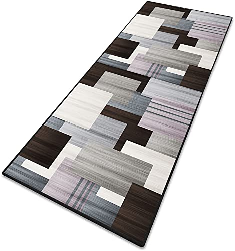MENGH Teppichläufer Meterware Teppich küche Schlafzimmer Teppich 6mmBenutzerdefinierte Länge für Küche Schlafzimmer Wohnzimmer - 90x120cm