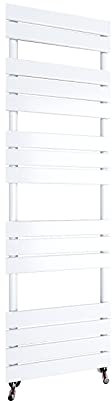 Towel Rail Radiator Flat Panel Designer Central Heating RADs White 1600x450mm