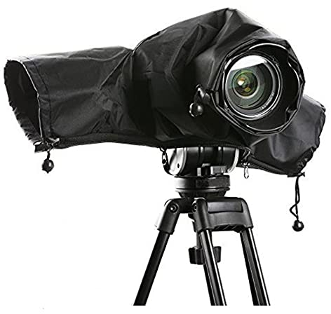 Caméra Couverture Anti-Pluie Housse De Pluie Imperméable pour Appareil Photo Pliable avec Fenêtre De Visualisation Transparente pour Appareils Photo Reflex Numériques Nikon Canon Sony