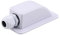 SZXMDKH White Waterproof Single Cable Entry Gland, ABS IP68 Water Protect Cable Duct Diameter 3-7mm for RV, Motorhomes, Campervans, Caravans, Boats, Solar Panels, CCTV, 13.7 x 6.7 x 4.4 cm