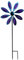 GNGR Set di sgabelli in metallo a 360 gradi, per giardino, giardino, patio, patio, giardino, recinzione, statuette (blu, taglia unica)