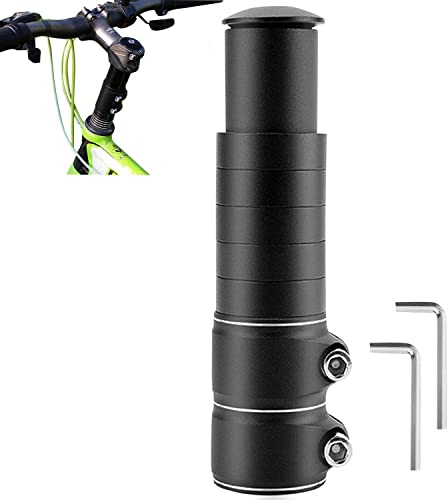 JINXIAN Elevador Manillar Bicicleta Vástago Manillar Bicicletacon Elevador Potencia Aluminio Adaptador de Manillar Extensor Vástago Horquilla Accesorios para Bicicleta de Montaña Carretera