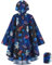 Mädchen Regenmantel Leichter Kinder Regenjacke Wasserdichter Kleinkind Regenponcho mit Kapuze Platz Regenbekleidung Kleine Mädchen Outdoor Jacken für Schule Wandern Camping